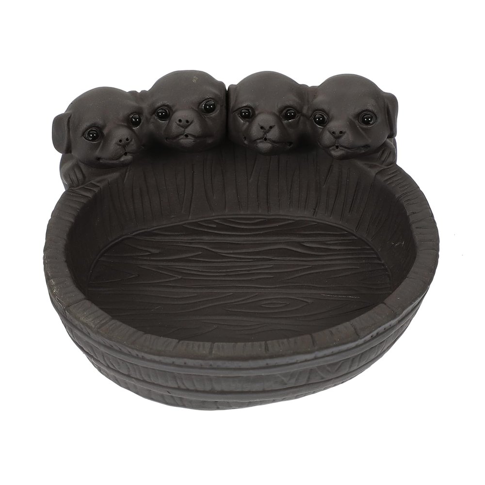 Zerodeko Handmade Tea Pet Flower Pot Home Decor Hydroponic Plant Holder Unique Craft
