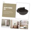 Zerodeko Handmade Tea Pet Flower Pot Home Decor Hydroponic Plant Holder Unique Craft view 4
