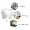 OUNONA Elephant Shape Ceramic Soap Box for Bar Soap Dish Grey Bathroom Sinks for Home Use view 4