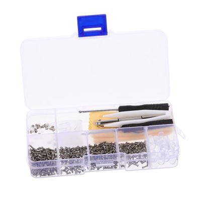 IWOWHERO Glasses Repair Tools Kit Screws and Drivers for Eyeglass Repair for Fixing Spectacles at Home Go