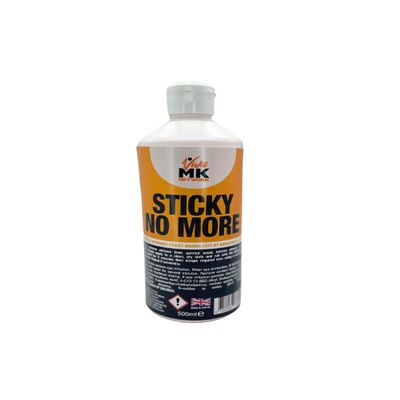 Sticky No More Sticky Label Remover - Effectively removes marks left by adhesives & labels. Also perfect for removing stickers from painted wood, kitchen utensils, glass & ceramics. 500ml.