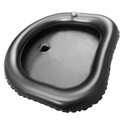 Mobestech Inflatable Shampoo Basin Tray Lightweight Portable Sink for Bedridden Hair Washing Ergonomic Neck Support PVC Wash Basin for Elderly Home and Salon Use