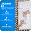 Utopia Bedding (Pack of 4) Waterproof Incontinence Pads Quilted Washable & Absorbent Bed Pad for Adults and Kids 34 x 52 inches (White/Blue), UB04238US view 4