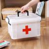 Samnuerly Medicine Storage Box, Camping First Aid Kits, Household Storage Double-Layer Medicine Box, Family First Aid Medical Kit view 4
