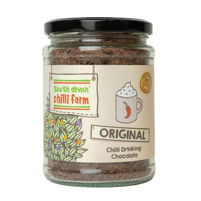 South Devon Chilli Farm | Drinking Chocolate in a Jar  Indulgent Chocolate Flakes  Gluten-Free  Vegan-Friendly  200g (200g, Original)
