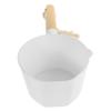 Alipis Water Ladle Scoop Wooden Handle Reusable Kitchen Utensil for Easy Cleaning and Water Bailing in Home and Garden