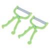 Beatifufu Manual Facial Hair Remover 2pcs Green Threading Epilator Practical Face Hair Removal Tool for Women Sensitive Skin Use at Home view 1