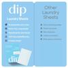 Dip Eco-Friendly Laundry Sheets Detergent | Plant Based, Plastic Free & Zero Waste | Perfect for Sensitive Skin | Fresh Linen | 120 Load view 3