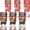 Dr Moo Quick Milk Straw Set - 78 Flavored Straws for Kids: 3X Chocolate (13 Pack) + 3X Strawberry (13 Pack) view 2