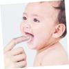 Mobestech 6pcs Finger Toothbrush for Training Teething Boy Girl Boys Extra Soft Brush Teethers for First Brushing Experience view 3