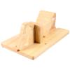 Ciieeo Wood Sausage, Sausage Machine, Wooden Chorizo Guillotine Salami Cutters Stainless Steel Cheese for Slicing Chorizo Pepperoni view 1