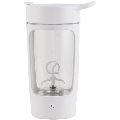 Kliplinc Protein Powder Mixer Shaker Cup Electric Portable Bottle for Coffee Free with Rechargeable USB 1200 mAh White