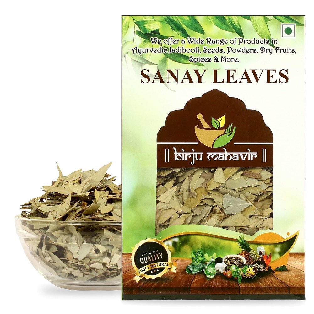 QURA Senna Leaf/Alexandrina/Cassia Angustifolia/Sonamukhi Patta/Sanay Patti, 200 g, Natural