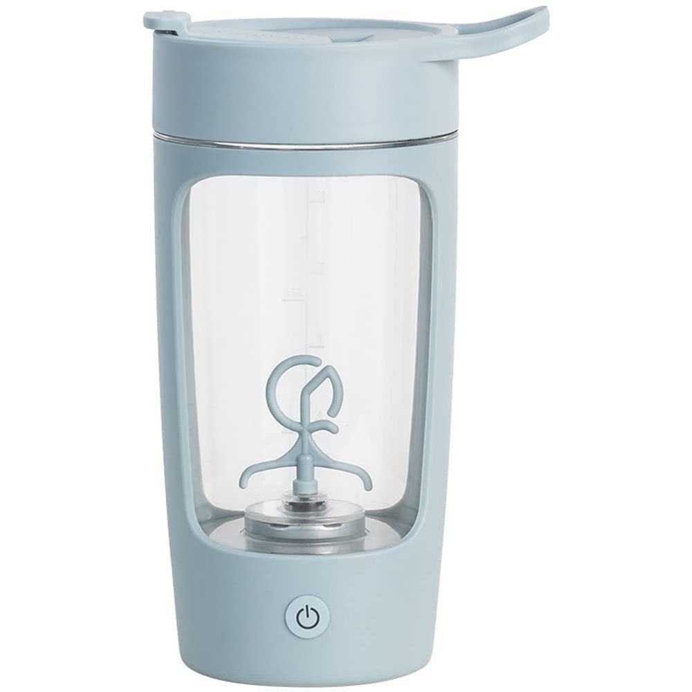 Kliplinc Protein Powder Mixer Shaker Cup Electric Portable Bottle for Coffee Free with Rechargeable USB 1200 Mah, Blue
