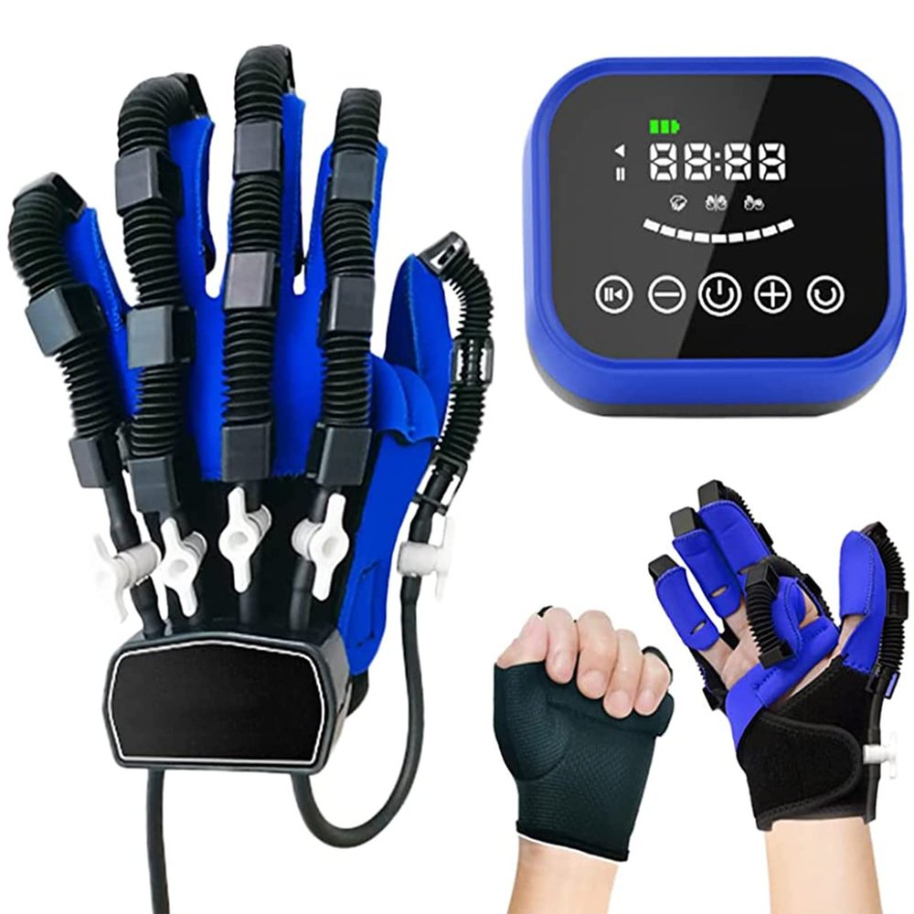XJZHANG Rehabilitation Robot Gloves for Hand Training and Rehabilitation Help Patient with Hand Dysfunction To Independently Carry Out Solve Finger Stiffness