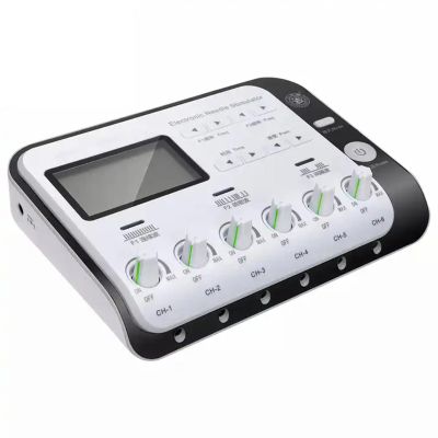 6 Output Electronic Acupuncture Treatment Device EMS Tens Massager Electroacupuncture Electrostimulation Physiotherapy Body Massage Relax