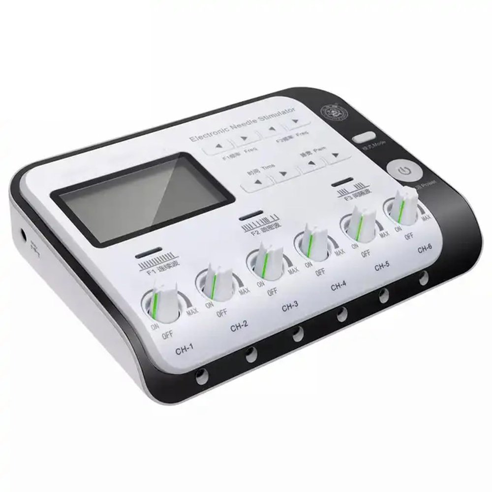 6 Output Electronic Acupuncture Treatment Device EMS Tens Massager Electroacupuncture Electrostimulation Physiotherapy Body Massage Relax