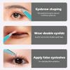 2pcs Eyebrow Tweezers,Stainless Steel Precision Tweezers for Eyebrows Plucking, Ingrown Hair Remover and Facial Hair Removal Tweezers Set(Blue) view 4