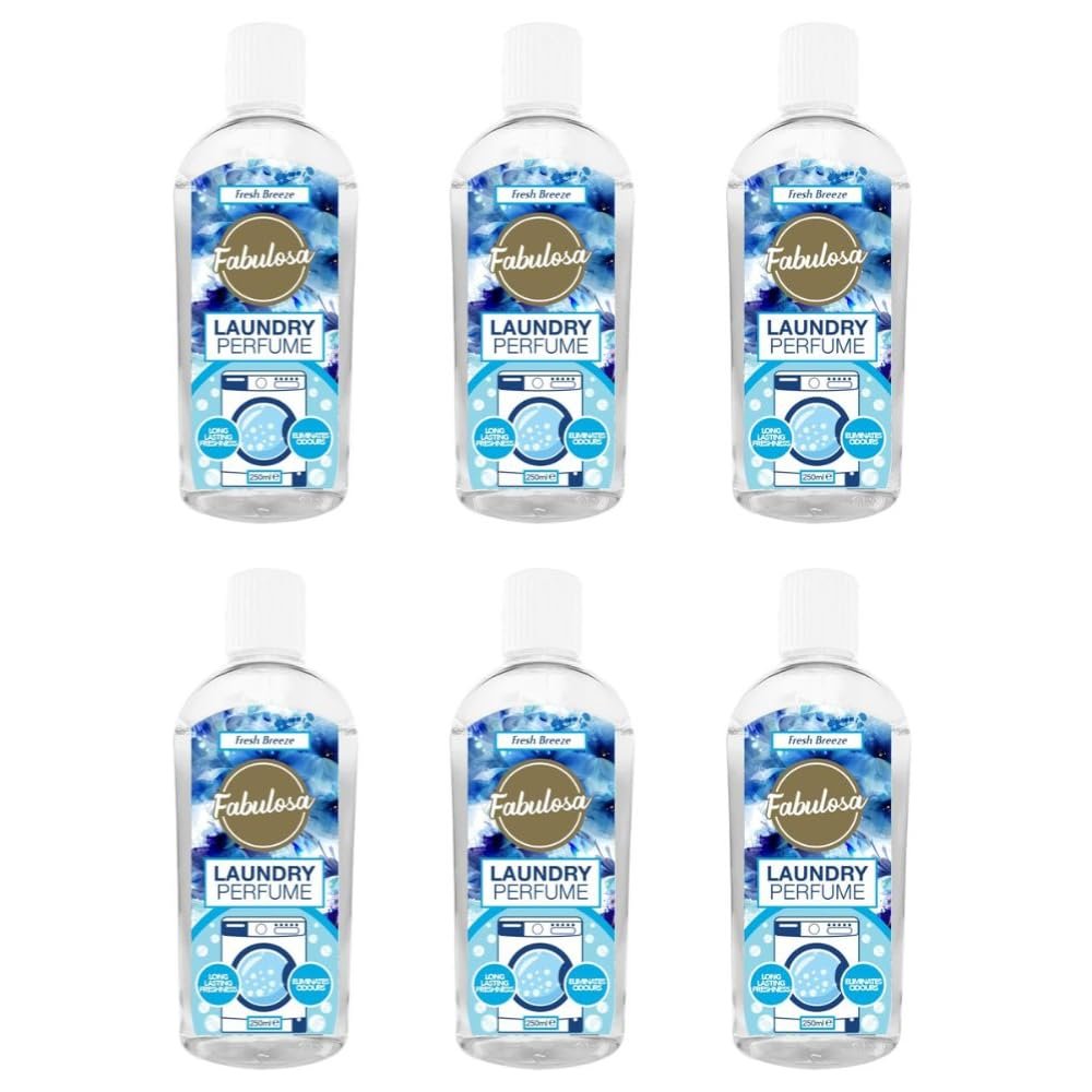 Fabulosa Fresh Pomegranate Laundry Perfume 250mlX6 | 2Pk Dryer Ball