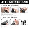 Men's Beard Trimmer, Stainless Steel T-Blade for Precision Facial Hair Trimming, Cordless Waterproof Wet/Dry Clipper view 3
