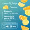 Known Tasty Essential Omega 3 Gummies - 120mg Omega 3 (DHA, EPA) - Supports Heart Health - Natural Lemon & Orange Flavour - 60 Gummies, 3 Months Supply view 3