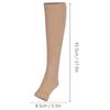 HERCHR Compression Stockings, 2PCS Elasticity Compression Long Socks Support Stocking Nylon Material Elastic Open Toe Leg Socks for Sports Leg Arms view 2