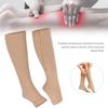 HERCHR Compression Stockings, 2PCS Elasticity Compression Long Socks Support Stocking Nylon Material Elastic Open Toe Leg Socks for Sports Leg Arms view 4