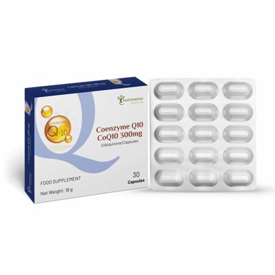 Nutranexus Co Enzyme - Q10 300mg Ubiquinone | Power Up Your Cellular Energy | Supports Hearth Health, Muscle Function & Boosts Energy Levels