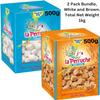 La Perruche White and Brown Natural Cane Sugar Cubes 500g each (Pack of 2) view 2