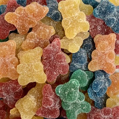 Giant Fizzy Bears Victorian Gift Jar by The Gourmet Sweet Company