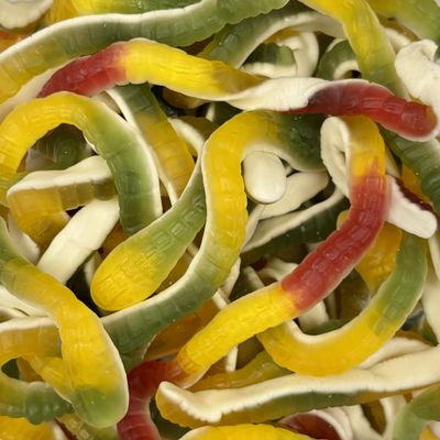 Gummy Python Victorian Gift Jar by The Gourmet Sweet Company