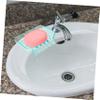 IMIKEYA Suction Cup Soap Dish Waterfall Drainage Holder for Bathroom Kitchen Soap Basket Sponge Holder for Bathroom Use Made of Material view 4