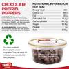Tropgo Chocolate Coated Pretzel Poppers 150gm Chocolate Tub - Non-GMO Pretzels Coated in Chocolates - Ready-to-Eat Choco Snacks view 2