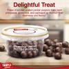 Tropgo Chocolate Coated Pretzel Poppers 150gm Chocolate Tub - Non-GMO Pretzels Coated in Chocolates - Ready-to-Eat Choco Snacks view 3