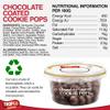 Tropgo Chocolate Coated Cookie Pops 180gm Chocolate Tub - Non-GMO Cookies Coated in Chocolates - Ready-to-Eat Choco Snacks view 2
