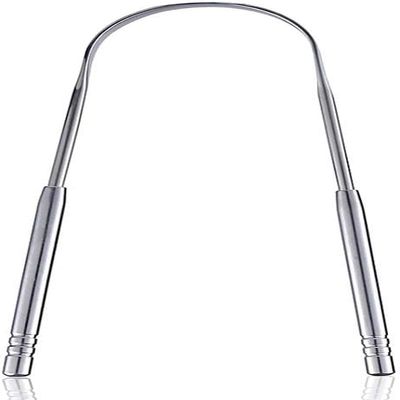 Tongue Scraper Stainless Steel,Tongue Cleaners Fresh Breath Restored Taste U Shape