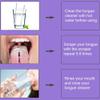 Tongue Scraper Stainless Steel,Tongue Cleaners Fresh Breath Restored Taste U Shape view 3
