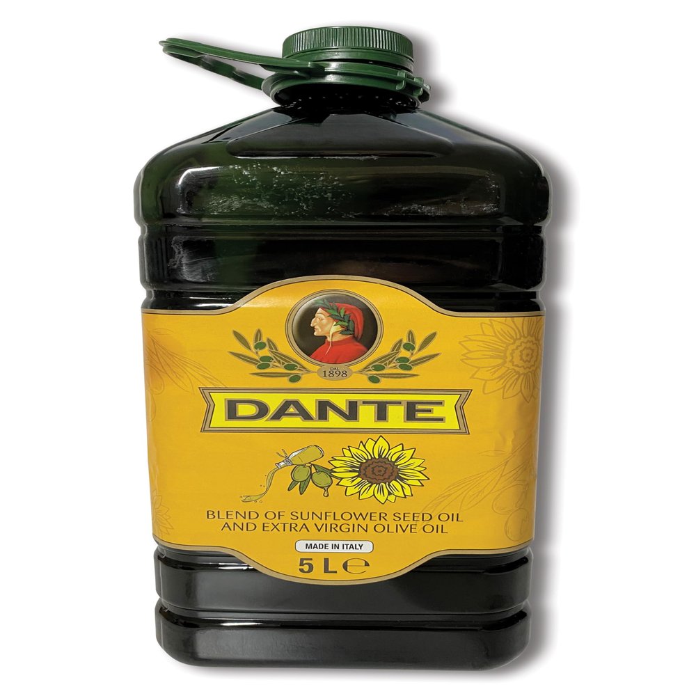Dante Blend of Sunflower Seed Oil and Extra Virgin Olive Oil 5L