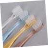 Mobestech 8pcs Soft Bristle Toothbrushes Crystal Appearance Toothbrushes Travel Home Use view 2