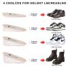 Correct-Position Heel Lift Inserts, Thick Heel Cushioning Height Increase Insoles Heel Cup Shoe Heel Inserts for Heel Spurs, Heel Pain Plantar Fasciitis Achilles Tendonitis (1" Height, Beige) view 3
