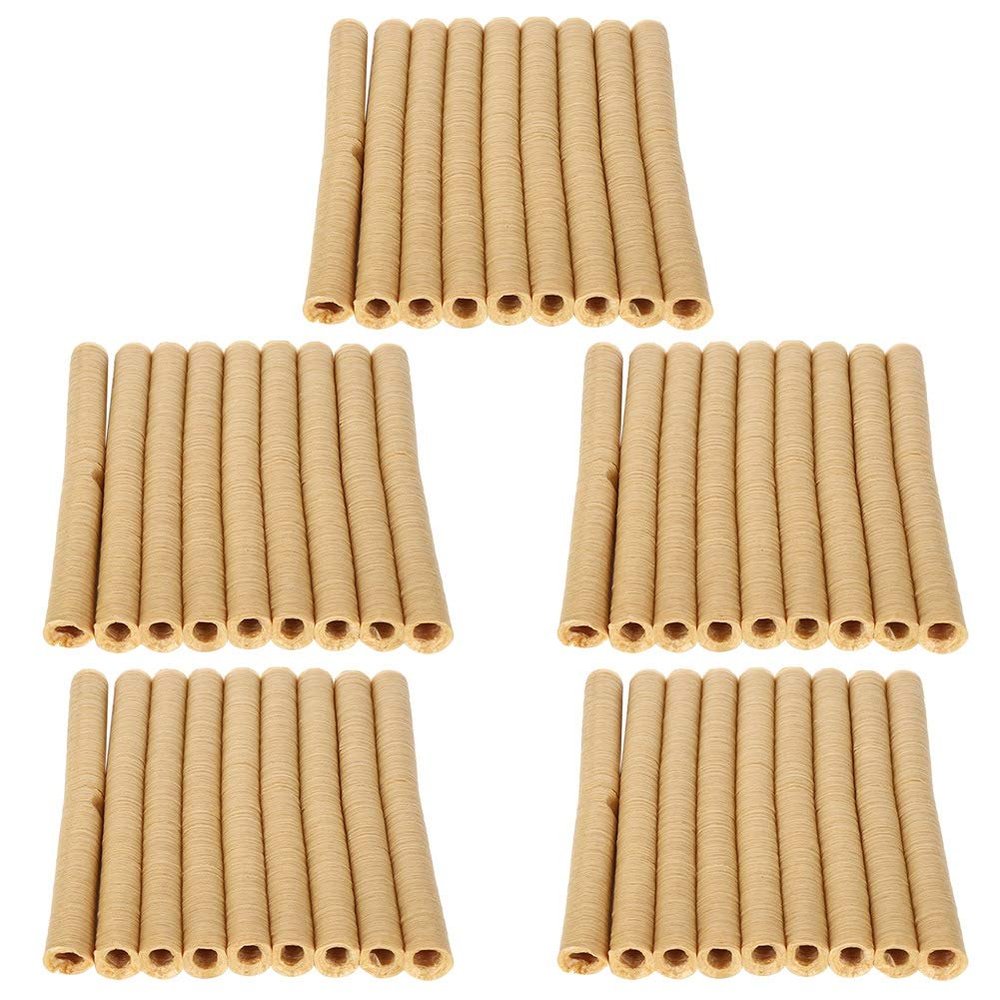 Xcello 45PCS 17m 17mm Edible Collagen Casings Dry Sausage Casing Tube for Sausage Ham Making Tool