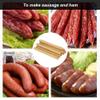Xcello 45PCS 17m 17mm Edible Collagen Casings Dry Sausage Casing Tube for Sausage Ham Making Tool view 2