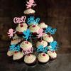 Ephlyn 24Pcs Cupid Boy or Girl Cupcake Toppers Glitter Valentines Day Cupcake Picks Gender Reveal Cake Decoration for Wedding Valentines Party Cake Decor Supplies Blue Pink view 4