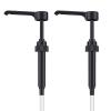 DuBom Syrup Pump 4PCS Long Mouth Jam Syrup Pressing Head Food Grade Syrup Pump Head for Coffee Flavoring Bottles Home Drinking Coffee Bar (black,4PCS) view 3