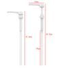 DuBom Syrup Pump 4PCS Long Mouth Jam Syrup Pressing Head Food Grade Syrup Pump Head for Coffee Flavoring Bottles Home Drinking Coffee Bar (white,2PCS) view 4