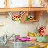 JPSDOWS Vegetable Hammock, Under Cabinet Fruit Hammock Hanging Product Hammock for Home view 2