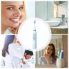 Electric Oral Toothbrush - Soft Dental Brush, Waterproof, Rechargeable Slim Teeth Brush, Care Interdental Firm Toothbrush for Men, Women, Boys, Girls, Adults view 2