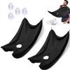2 PCS Portable Beard Shaving Bib Apron with 2 Suction Cups Beard Hair Catcher Waterproof Non-Stick Grooming Cloth, for Beard Hair Catcher Shaving & Trimming view 1