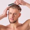 Metal Beard Combs, Fine Tooth Moustache Comb Anti-Static Hair and Beard Comb Hairdressing Comb for Grooming Beards, Mustaches view 4