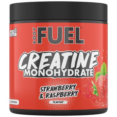 Applied Nutrition BodyFuel Creatine Monohydrate Powder, Increases High-Intensity Physical Performance, Strawberry & Raspberry (300g - 60 Servings)